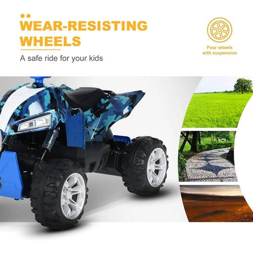 Uenjoy 24V Kids ATV 4 Wheeler, Ride On Car Toy ATV with LED Lights, 4-Wheel Suspension, 2 Speeds, Music, Radio, Bluetooth, USB Uenjoy 24V Kids ATV 4 Wheeler, Ride On Car Toy ATV with LED Lights, 4-Wheel Suspension, 2 Speeds, Music, Radio, Bluetooth, USB